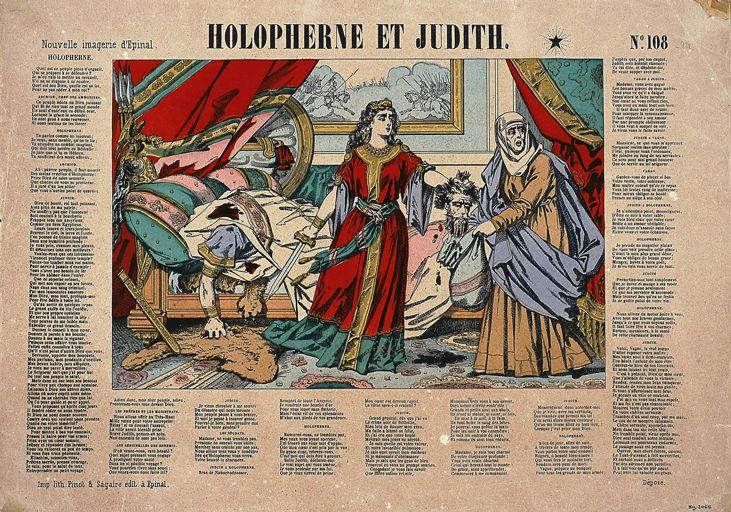 HOLOPHERNE ET JUDITH. N.° 108. (titre inscrit)