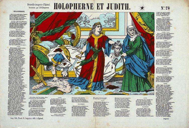 HOLOPHERNE ET JUDITH. N.° 24. (titre inscrit)