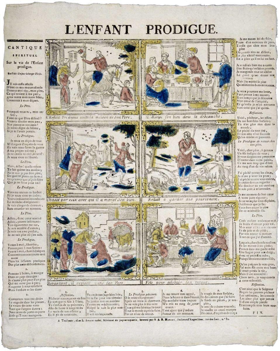 L’ENFANT PRODIGUE. (titre inscrit)