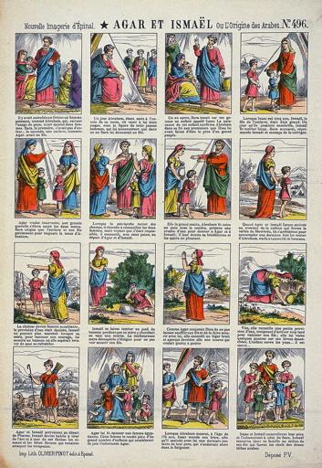 AGAR ET ISMAEL OU L'ORIGINE DES ARABES. N.° 496. (titre inscrit)