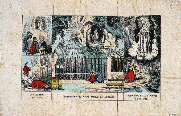 Sanctuaire de Notre-Dame de Lourdes. (titre inscrit)