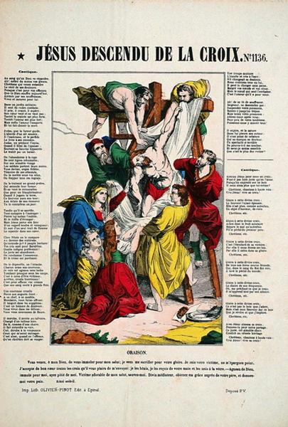 JESUS DESCENDU DE LA CROIX. N° 1136. (titre inscrit)