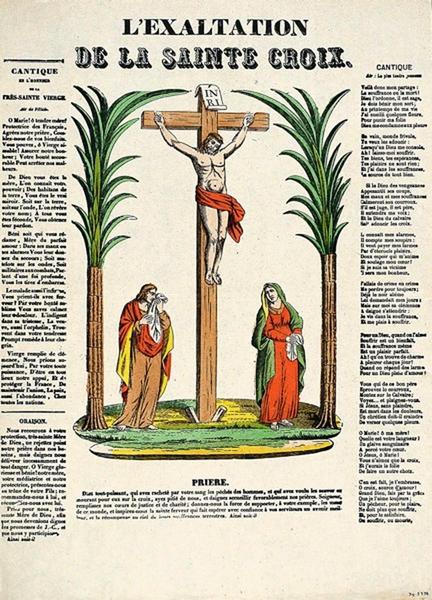 L'EXALTATION / DE LA SAINTE CROIX. (titre inscrit)
