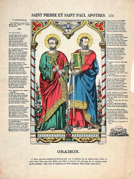 SAINT PIERRE ET SAINT PAUL APOTRES. 359. (titre inscrit)