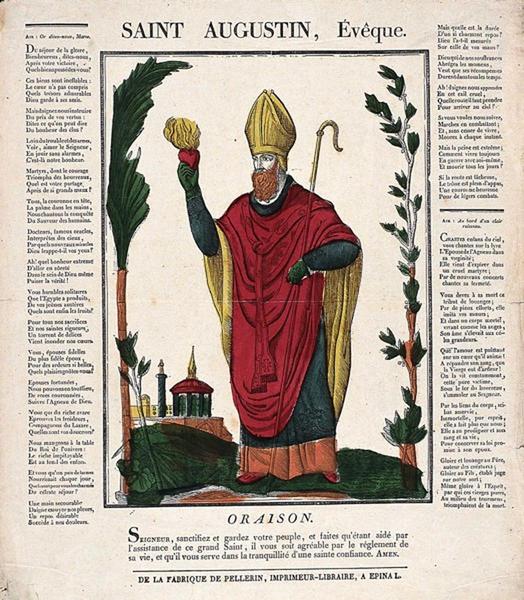 SAINT AUGUSTIN, Evêque. (titre inscrit)