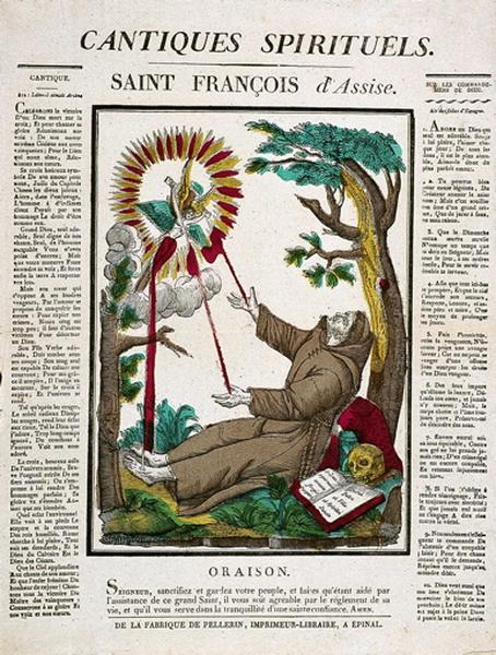 CANTIQUES SPIRITUELS. / SAINT FRANCOIS d'Assise. (titre inscrit)