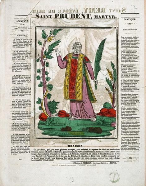 SAINT PRUDENT, MARTYR. (titre inscrit)