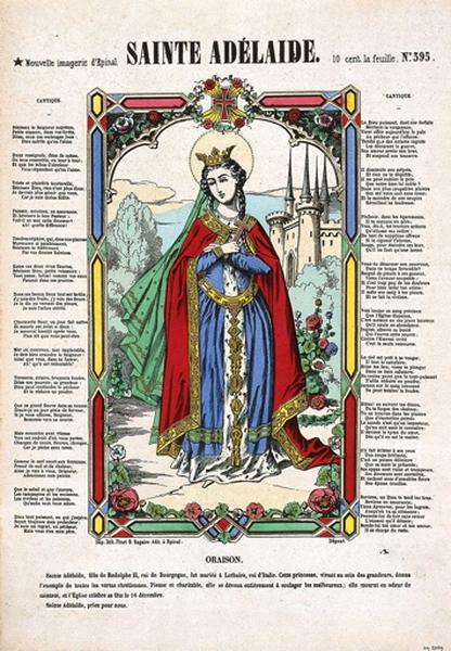 SAINTE ADELAIDE. N°395. (titre inscrit)
