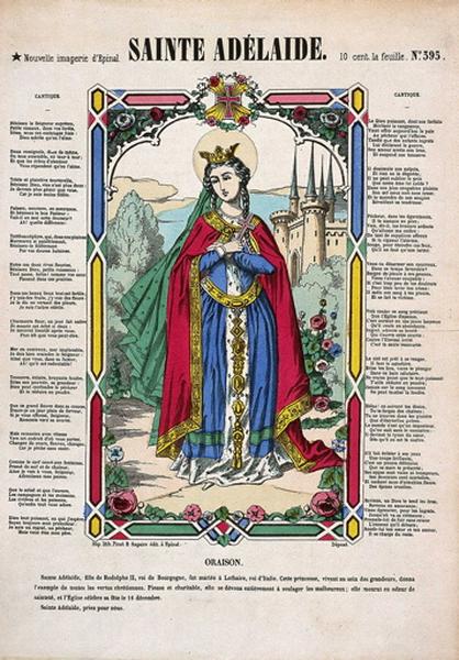 SAINTE ADELAIDE. N°395. (titre inscrit)