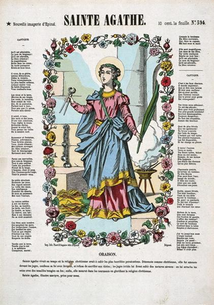 SAINTE AGATHE. N°394. (titre inscrit)