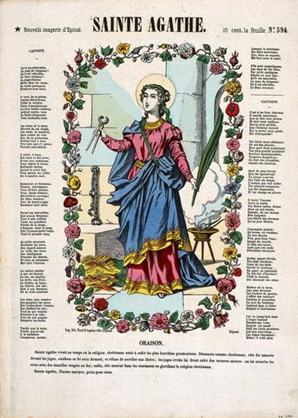 SAINTE AGATHE. N°394. (titre inscrit)