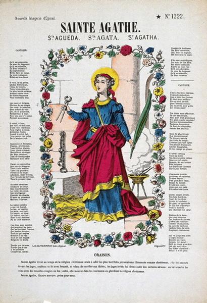 SAINTE AGATHE. N°1222. (titre inscrit)