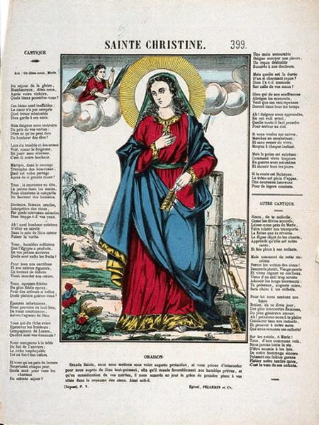 SAINTE CHRISTINE. 399. (titre inscrit)