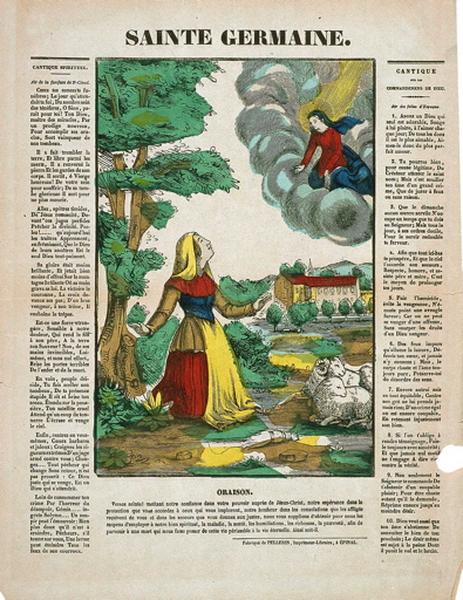 SAINTE GERMAINE. (titre inscrit)