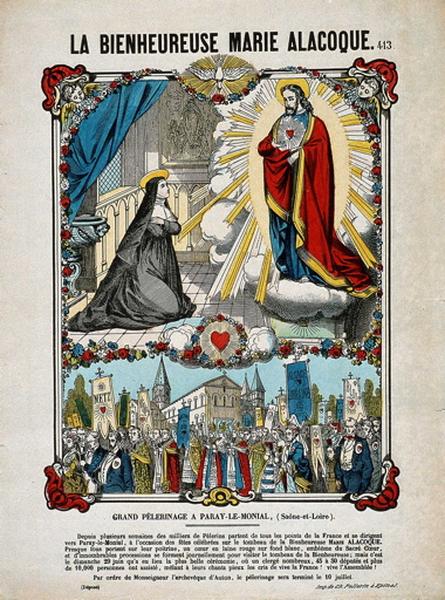 LA BIENHEUREUSE MARIE ALACOQUE. 413. (titre inscrit)