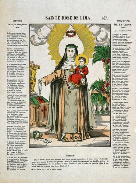 SAINTE ROSE DE LIMA. 417. (titre inscrit)