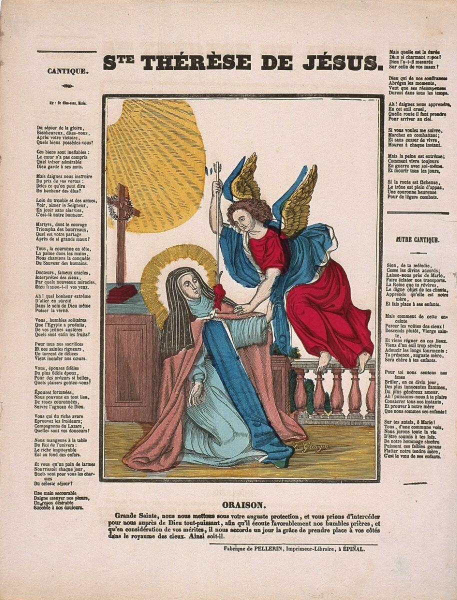 STE THÉRÈSE DE JÉSUS. (titre inscrit)