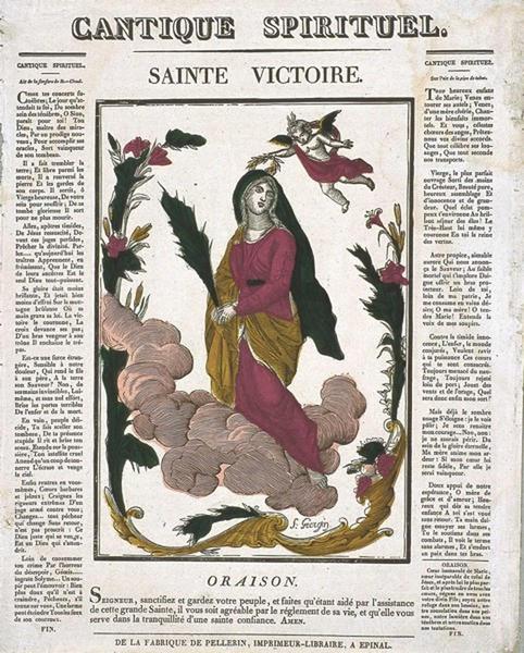 CANTIQUE SPIRITUEL. / SAINTE VICTOIRE. (titre inscrit)