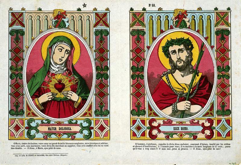 MATER DOLOROSA. / ECCE HOMO. N°80. (titre inscrit)