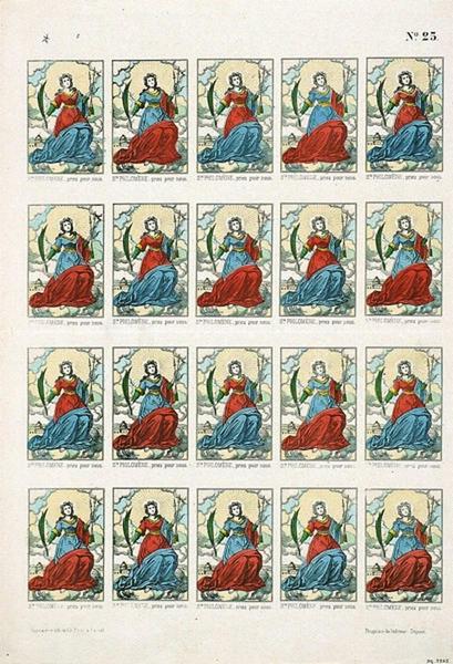 Ste. PHILOMENE, priez pour Nous N°.25. (titre factice)