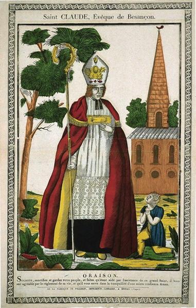 Saint CLAUDE, Evêque de Besançon. (titre inscrit)