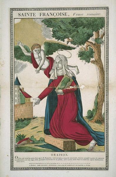 SAINTE FRANCOISE, Veuve romaine. (titre inscrit)