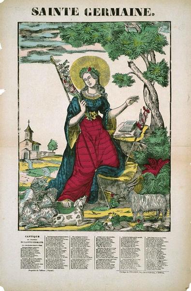 SAINTE GERMAINE. (titre inscrit)