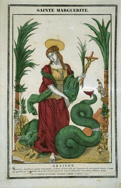 Sainte Marguerite. (titre inscrit)