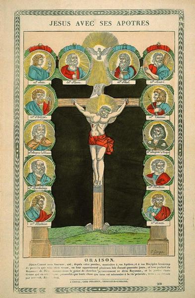 JESUS AVEC SES APOTRES. 200 (titre inscrit)