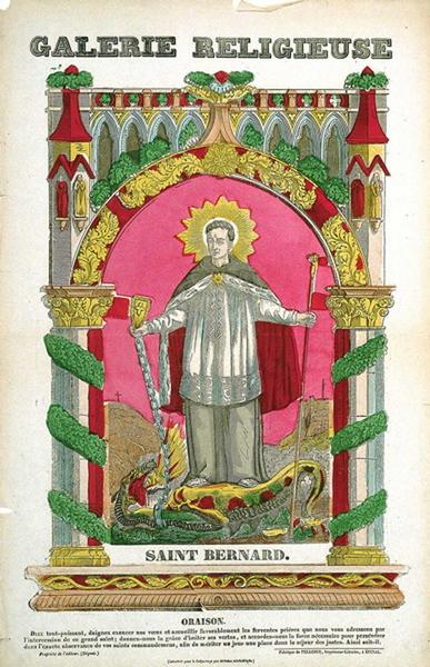 GALERIE RELIGIEUSE. SAINT BERNARD. (titre inscrit)