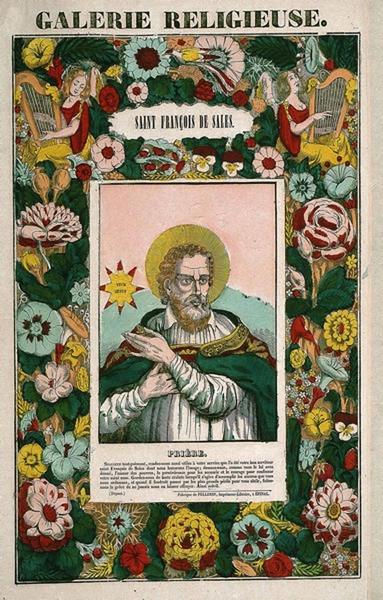 GALERIE RELIGIEUSE. / SAINT FRANCOIS DE SALES. (titre inscrit)