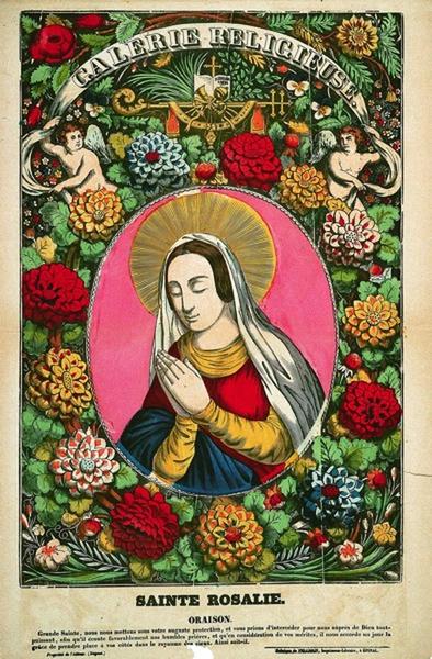 GALERIE RELIGIEUSE / SAINTE ROSALIE. (titre inscrit)