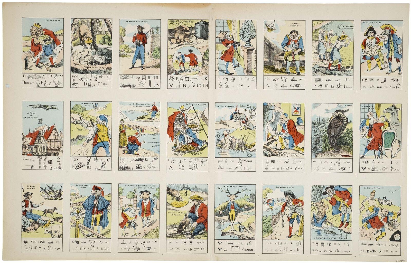 rébus des fables (titre factice)