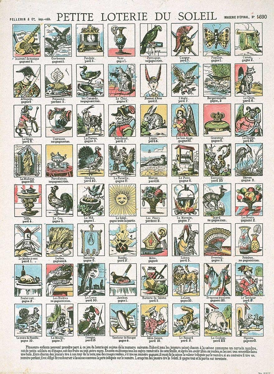 PETITE LOTERIE DU SOLEIL (titre inscrit)