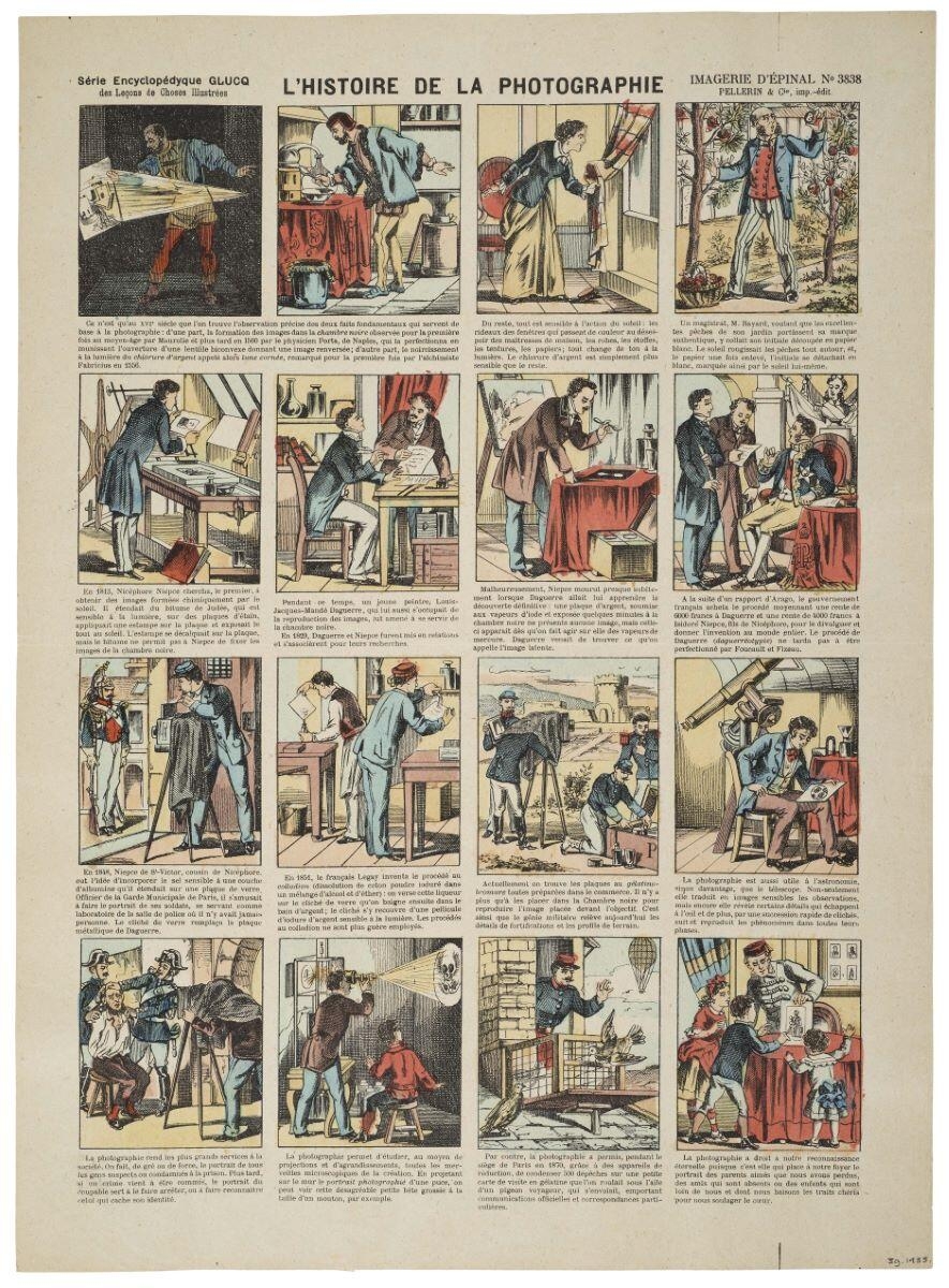 L'HISTOIRE DE LA PHOTOGRAPHIE (titre inscrit)