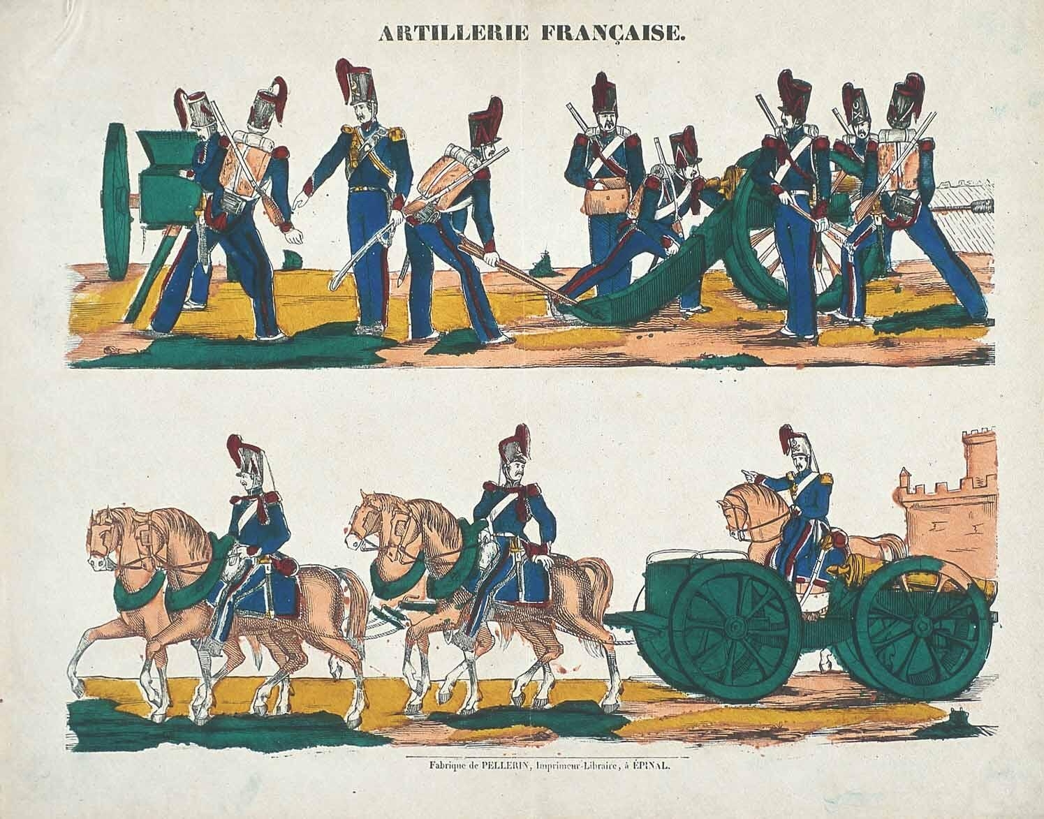 ARTILLERIE FRANCAISE. (titre inscrit)