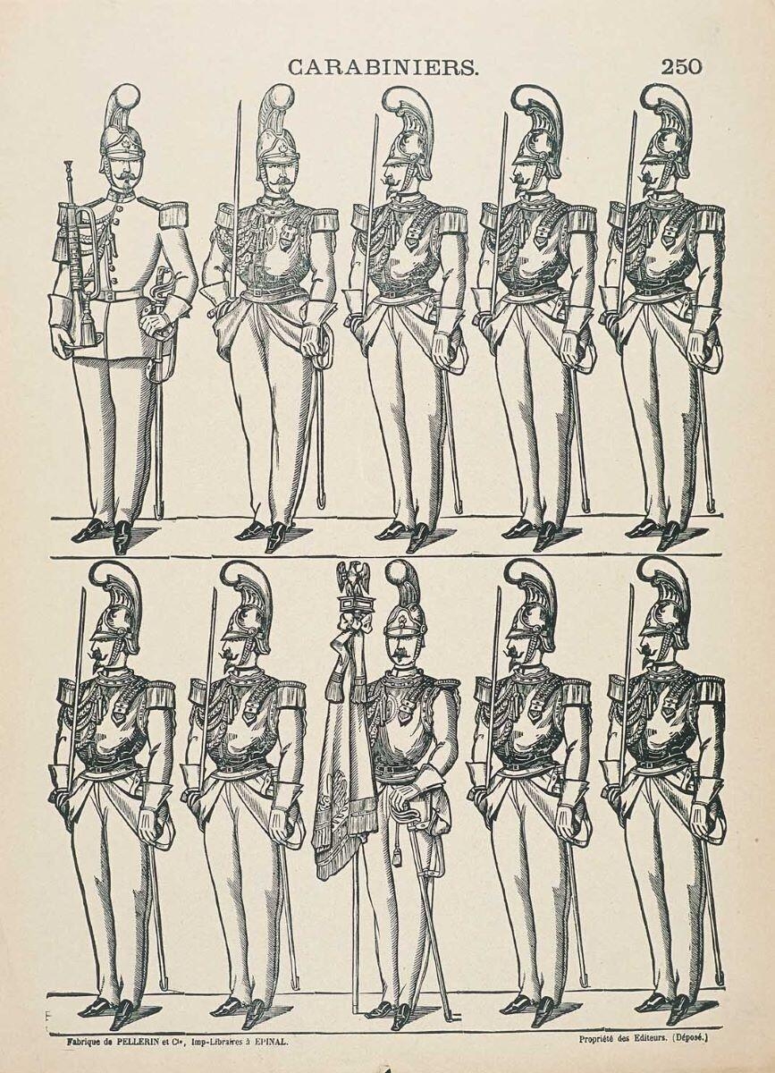 CARABINIERS. 250 (titre inscrit)