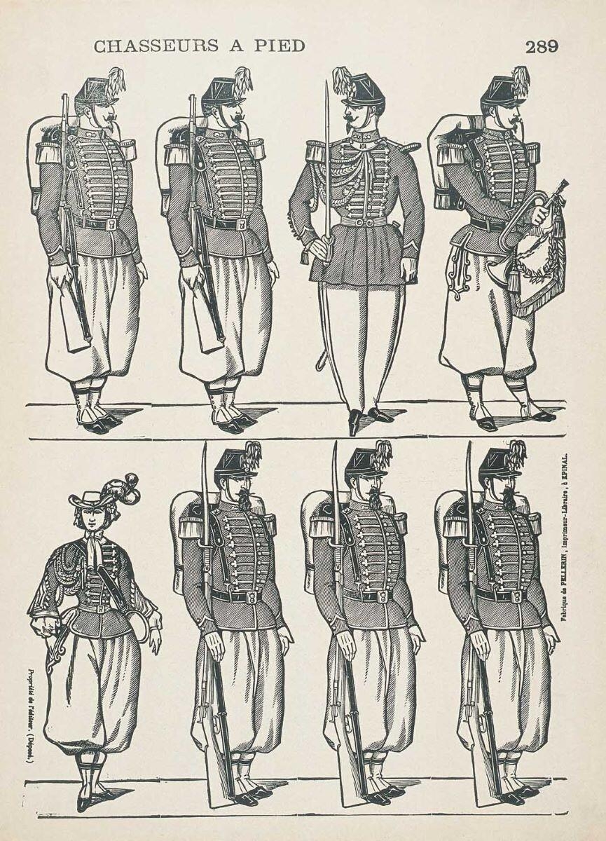 CHASSEURS A PIED 289 (titre inscrit)