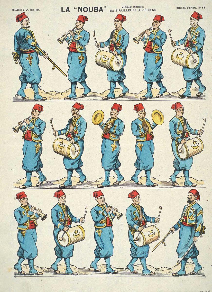 LA 'NOUBA' MUSIQUE INDIGÈNE DES TIRAILLEURS ALGÉRIENS (titre inscrit)