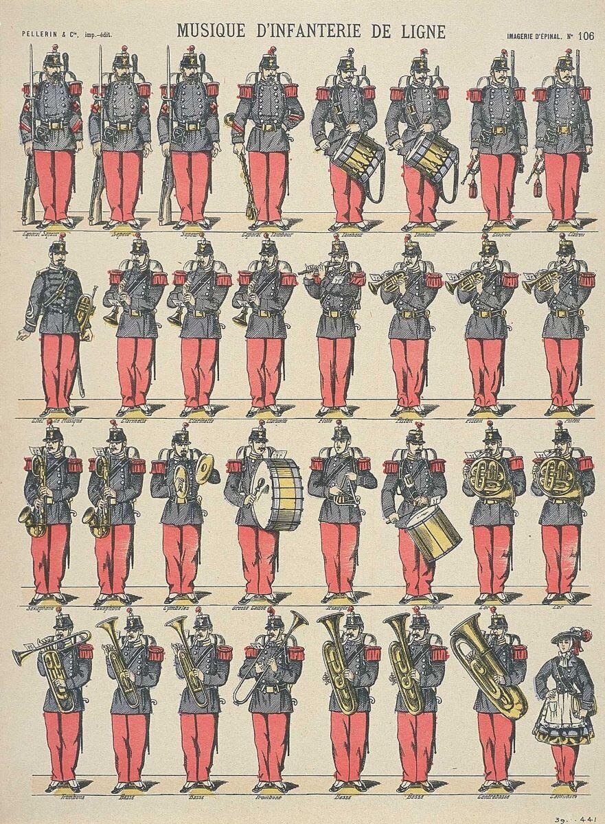 MUSIQUE D'INFANTERIE DE LIGNE (titre inscrit)