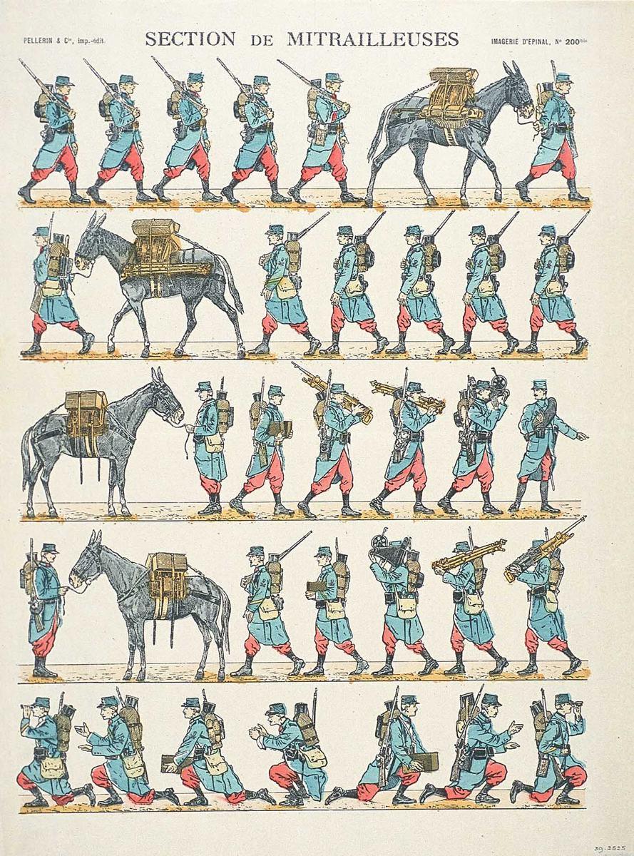 SECTION DE MITRAILLEUSES (titre inscrit)