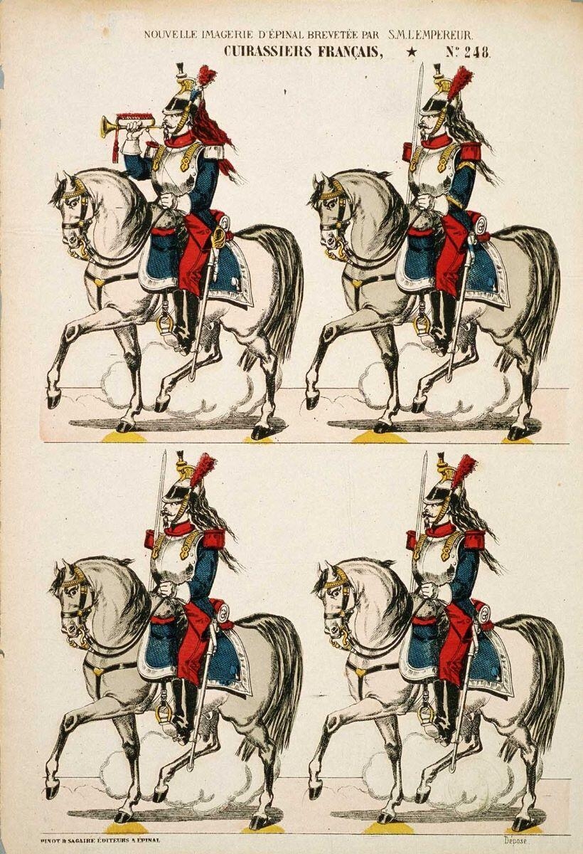 CUIRASSIERS FRANCAIS. N°.248. (titre inscrit)