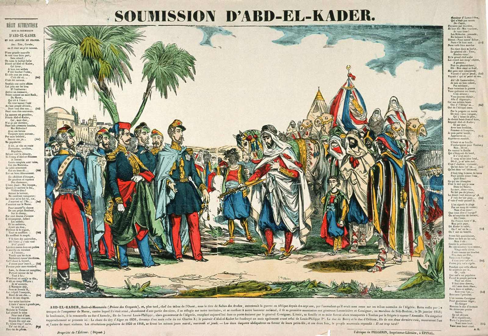 SOUMISSION D'ABD-EL-KADER. (titre inscrit)