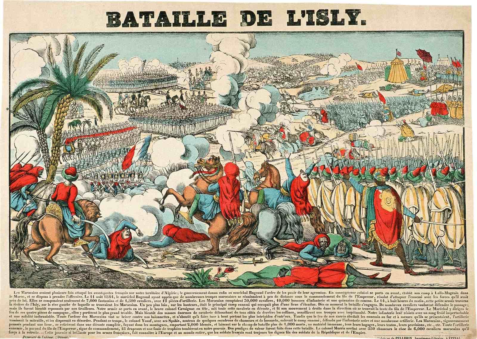 BATAILLE DE L'ISLY. (titre inscrit)