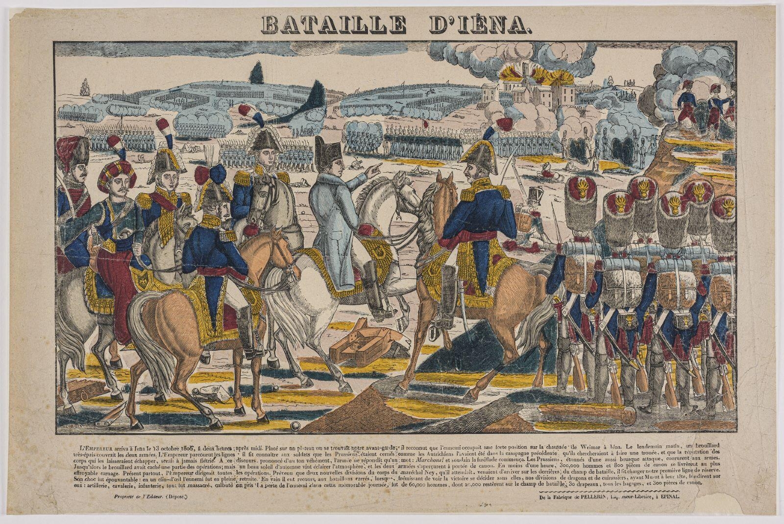 BATAILLE D'IÉNA. (titre inscrit)