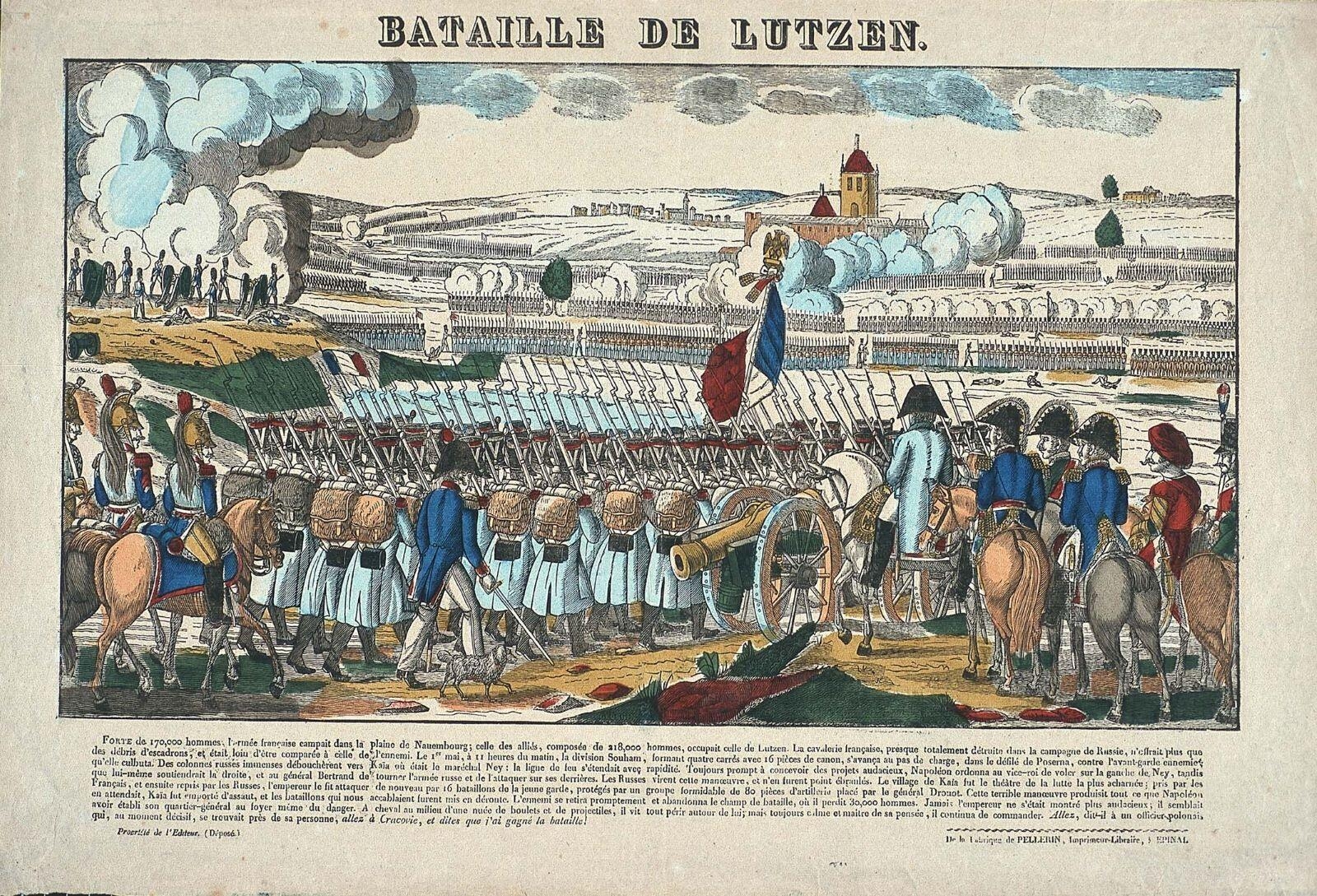 BATAILLE DE LUTZEN. (titre inscrit)