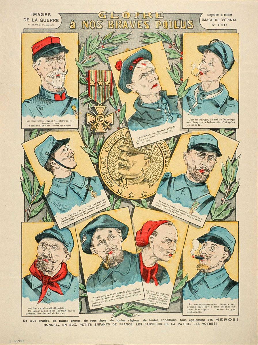 GLOIRE / à NOS BRAVES POILUS (titre inscrit)