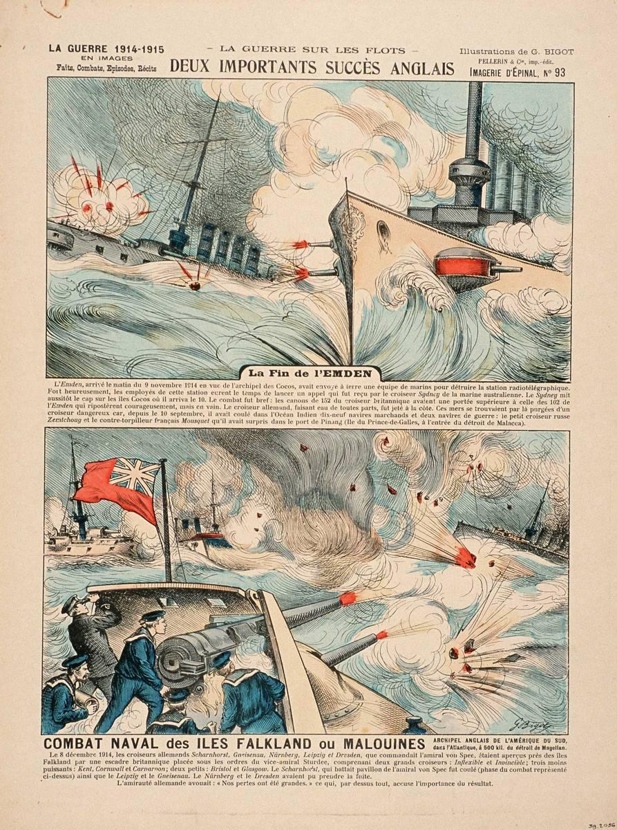 - LA GUERRE SUR LES FLOTS - / DEUX IMPORTANTS SUCCES ANGLAIS (titre inscrit)