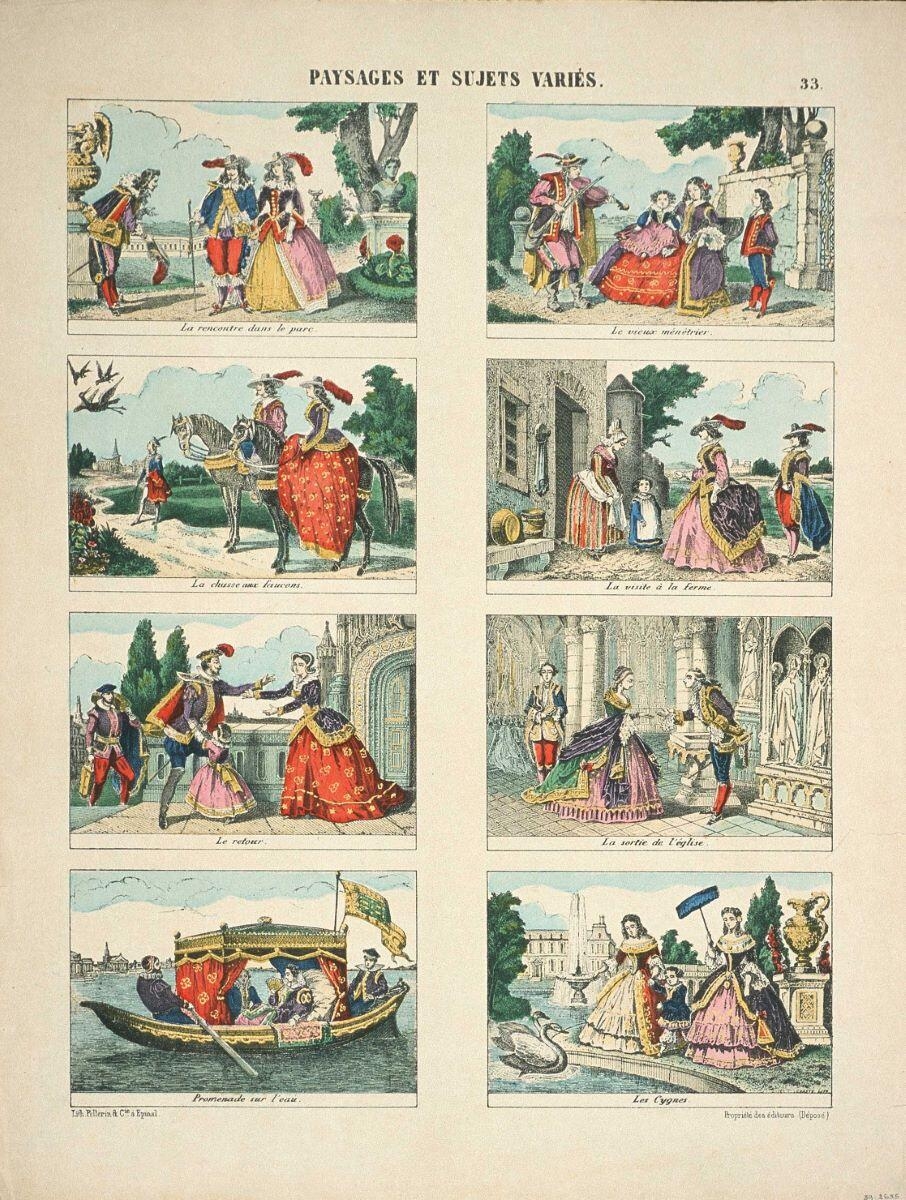 PAYSAGES ET SUJETS VARIÉS. 33. (titre inscrit)