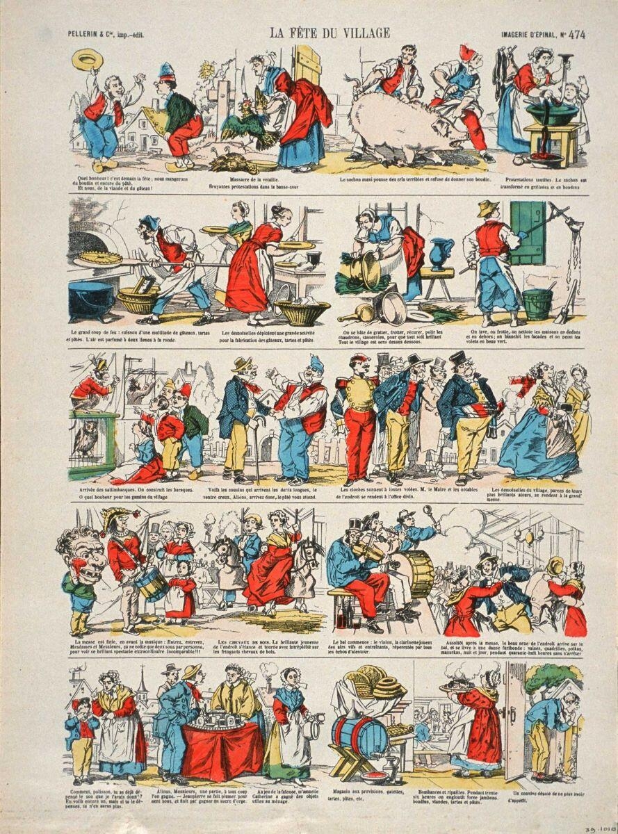 LA FÊTE DU VILLAGE (titre inscrit)